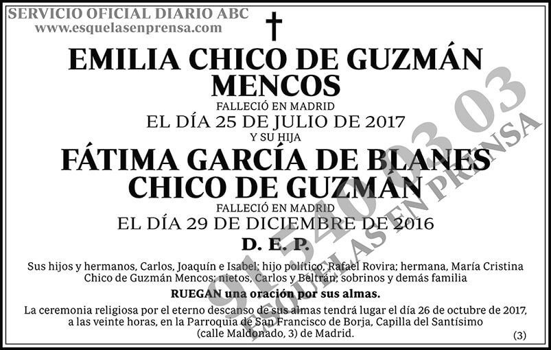 Emilia Chico de Guzmán Mencos